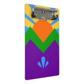 Mini-Zwischenablage mit Flagge von Manitou Springs Mini Klemmbrett (Schrägansicht)