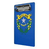 Mini-Zwischenablage mit Flagge von Nevada, USA Mini Klemmbrett (Gewinkelt2)