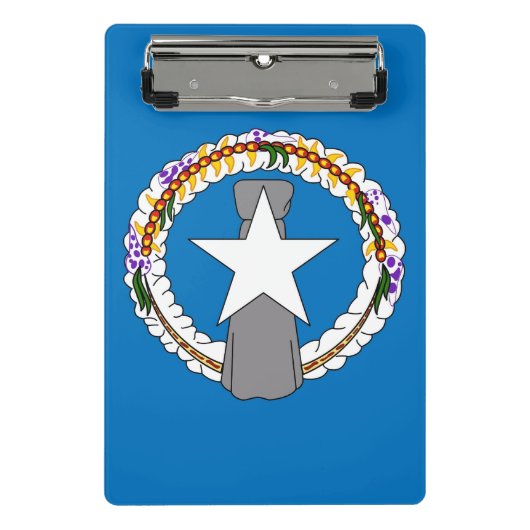 Mini-Zwischenablage mit Flagge von Nord-Mariana Mini Klemmbrett (Vorderseite)