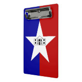 Mini-Zwischenablage mit Flagge von San Antonio, US Mini Klemmbrett (Gewinkelt2)
