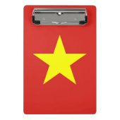 Mini-Zwischenablage mit Flagge von Vietnam Mini Klemmbrett (Vorderseite)