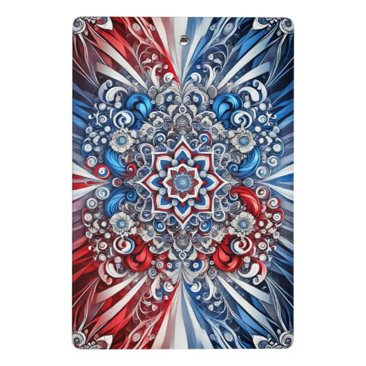 Mini-Zwischenablage mit französischem farbigen Abs Mini Klemmbrett (Rückseite)