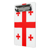 Mini-Zwischenablage mit georgischer Flagge Mini Klemmbrett (Gewinkelt2)