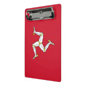 Mini-Zwischenablage mit Isle Man-Flagge, Vereinigt Mini Klemmbrett (Gewinkelt2)