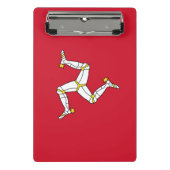 Mini-Zwischenablage mit Isle Man-Flagge, Vereinigt Mini Klemmbrett (Vorderseite)