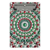 Mini-Zwischenablage mit italienischen Farben Mini Klemmbrett (Vorderseite)