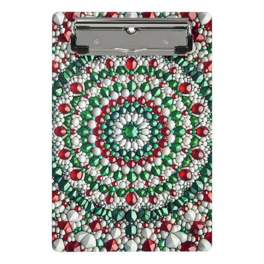 Mini-Zwischenablage mit italienischen Farben Mini Klemmbrett (Vorderseite)