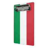 Mini-Zwischenablage mit italienischer Flagge Mini Klemmbrett (Gewinkelt2)