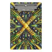 Mini-Zwischenablage mit jamaikanischen Farben Mini Klemmbrett (Vorderseite)