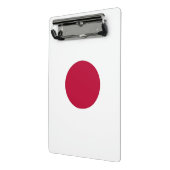 Mini-Zwischenablage mit japanischer Flagge Mini Klemmbrett (Gewinkelt2)