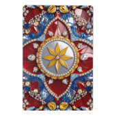 Mini-Zwischenablage mit kolumbianischen Farben Mini Klemmbrett (Rückseite)