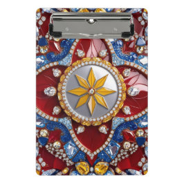 Mini-Zwischenablage mit kolumbianischen Farben Mini Klemmbrett