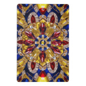 Mini-Zwischenablage mit Kolumbien-Farben Mini Klemmbrett (Rückseite)