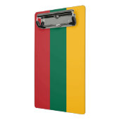 Mini-Zwischenablage mit litauischer Flagge Mini Klemmbrett (Gewinkelt2)