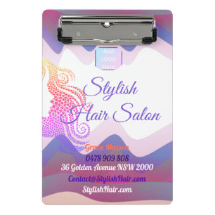 Mini-Zwischenablage mit Logo für den Geschäftsbetr Mini Klemmbrett