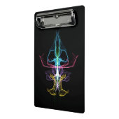 Mini-Zwischenablage mit mehrfarbigem Design Mini Klemmbrett (Gewinkelt2)