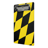 Mini-Zwischenablage mit Münchner Flagge Mini Klemmbrett (Gewinkelt2)