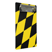 Mini-Zwischenablage mit Münchner Flagge Mini Klemmbrett (Schrägansicht)