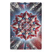 Mini-Zwischenablage mit norwegischen Farben Mini Klemmbrett (Rückseite)