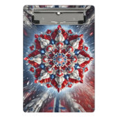 Mini-Zwischenablage mit norwegischen Farben Mini Klemmbrett (Vorderseite)