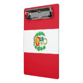 Mini-Zwischenablage mit Peru-Flagge Mini Klemmbrett (Gewinkelt2)