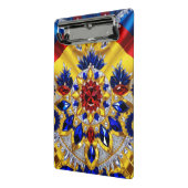 Mini-Zwischenablage mit rumänischen Farben Mini Klemmbrett (Gewinkelt2)