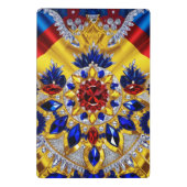 Mini-Zwischenablage mit rumänischen Farben Mini Klemmbrett (Rückseite)