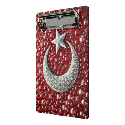 Mini-Zwischenablage mit türkischen Farben Mini Klemmbrett (Gewinkelt2)