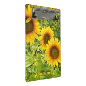 Mini-Zwischenablage "Sunflower" Mini Klemmbrett (Schrägansicht)