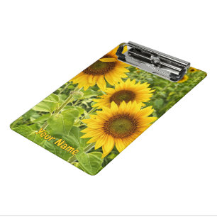 Mini-Zwischenablage "Sunflower" Mini Klemmbrett