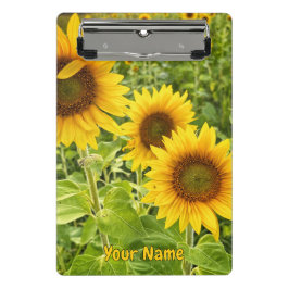 Mini-Zwischenablage "Sunflower" Mini Klemmbrett