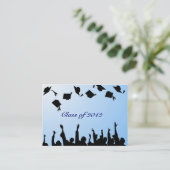 MiniAbschluss-Mitteilungen Telefonnummerkarte (Stehend Vorderseite)