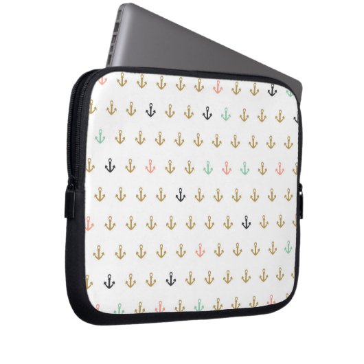 Minianker-Muster Laptopschutzhülle (Vorne Rechts)
