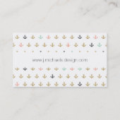 Minianker-Muster Visitenkarte (Rückseite)