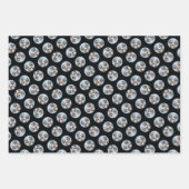 Miniatur American Shepherder Malerei MAS Dog Art Geschenkpapier Set (Vorderseite 3)