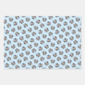 Miniatur American Shepherder Malerei MAS Dog Art Geschenkpapier Set (Vorderseite)