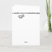 Miniatur-Baby-Ziegenkarte Karte (Rückseite)