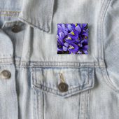 Miniatur Blue Irises Frühblut Button (Beispiel)