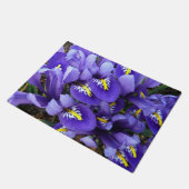 Miniatur Blue Irises Frühblut Fußmatte (Schrägansicht)