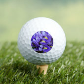 Miniatur Blue Irises Frühblut Golfball (Insitu T-Shirt)