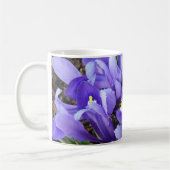 Miniatur Blue Irises Frühblut Kaffeetasse (Links)