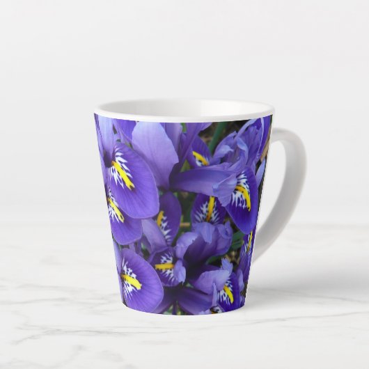 Miniatur Blue Irises Frühblut Milchtasse (Rechte Ecke)