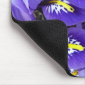 Miniatur Blue Irises Frühblut Mousepad (Ecke)