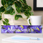 Miniatur Blue Irises Frühblut Namensplakette