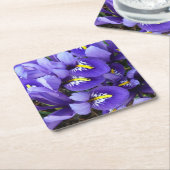 Miniatur Blue Irises Frühblut Rechteckiger Pappuntersetzer (angewinkelt)