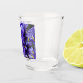 Miniatur Blue Irises Frühblut Schnapsglas (Rechts)