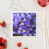 Miniatur Blue Irises Frühblut Serviette (Beispiel)