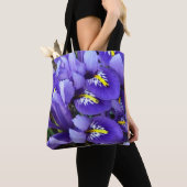 Miniatur Blue Irises Frühblut Tasche (Von Nahem)