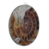 Miniatur Brown Pferd & Ostersonne Dartscheibe (Vorderseite Links)