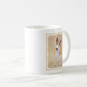 Miniatur Bull Terrier Malerei - Niedlich Original Kaffeetasse (VorderseiteRechts)